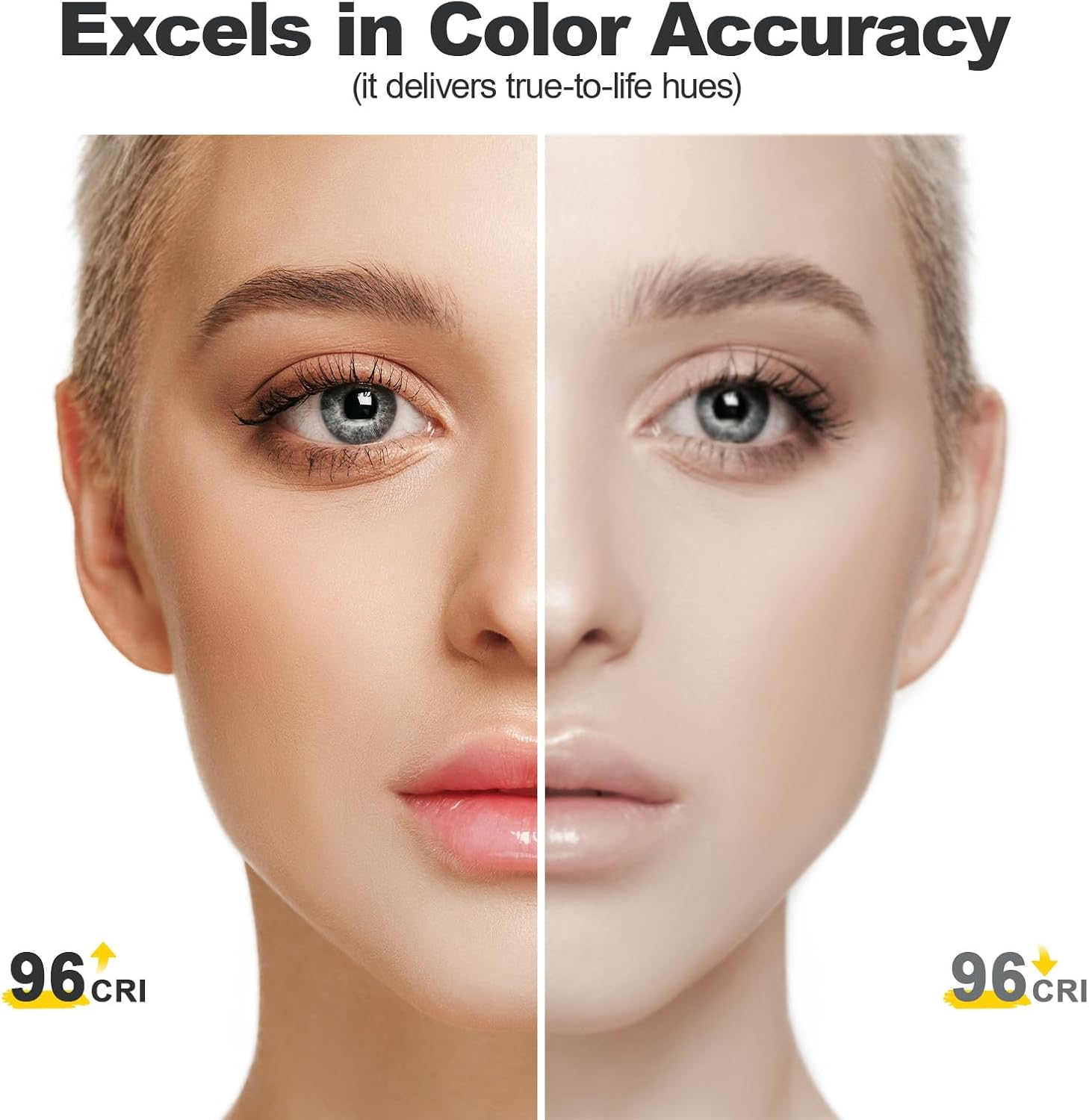 Pixel LED Video Light Kit with Barn Door, 2-Pack Bi-Color Photography Lighting, 2500-6500K Dimmable Studio Light, CRI 96+ Panel Light for Videography/Game Streaming/Film/Video Recording