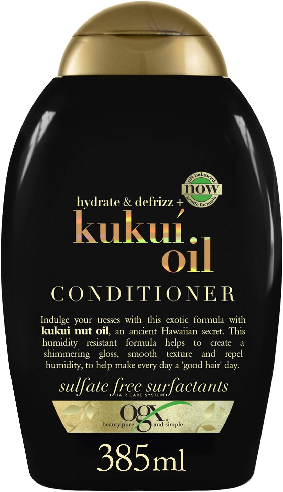 Ogx Hydrate & Defrizz + Kukui Oil Conditioner 385 Ml