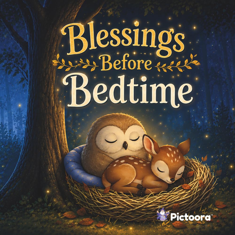 Blessings Before Bedtime: A Christian Bedtime Book of Prayers and Blessings to Help Children Feel Safe, Loved, and Close to God (The Pictoora Christian Collection)