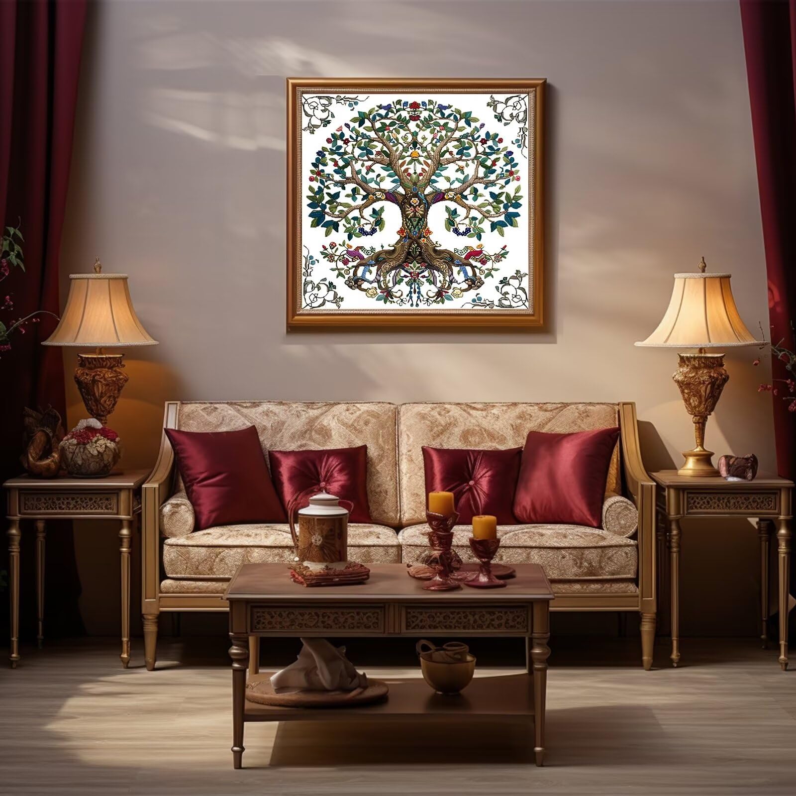 Xinpinzhou Tree 11ct Cross Stitch - Image 3