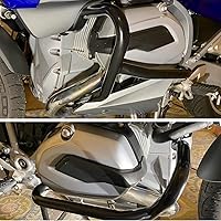 Vista 14 de Worldmotop Engine Guard Crash Bar Protector Replacement for BMW R1200RT R1200 RT 2014 2015 2016 2017 2018 Saddlebags Guard(Black, Rear)