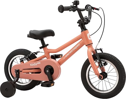 Retrospec Koda Plus Kids Bike for Boys & Girls Ages 2-3 Years - 12" Children's Bicycle, Adjustable Seat & Handlebars, Removable Training Wheels,