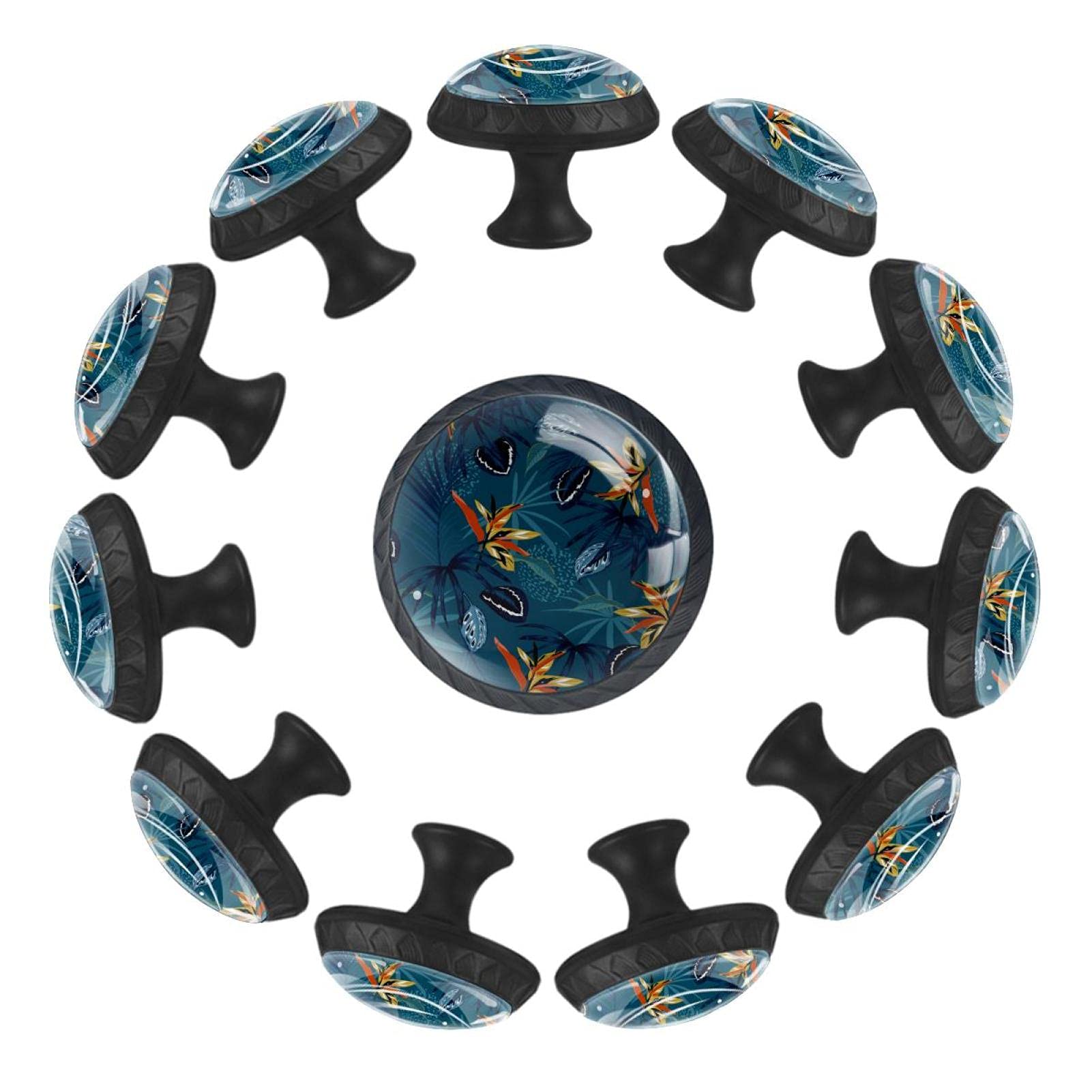 Boutons de tiroir ronds 35 mm exotiques pour commode enfant et meubles de chambre
