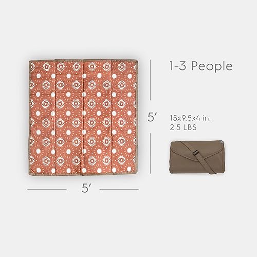 Miniatura 101 de Little Unicorn - Manta para exteriores o interiores, diseño soleado, 100 % poliéster, impermeable, fácil limpieza y transporte, para bebés o niños