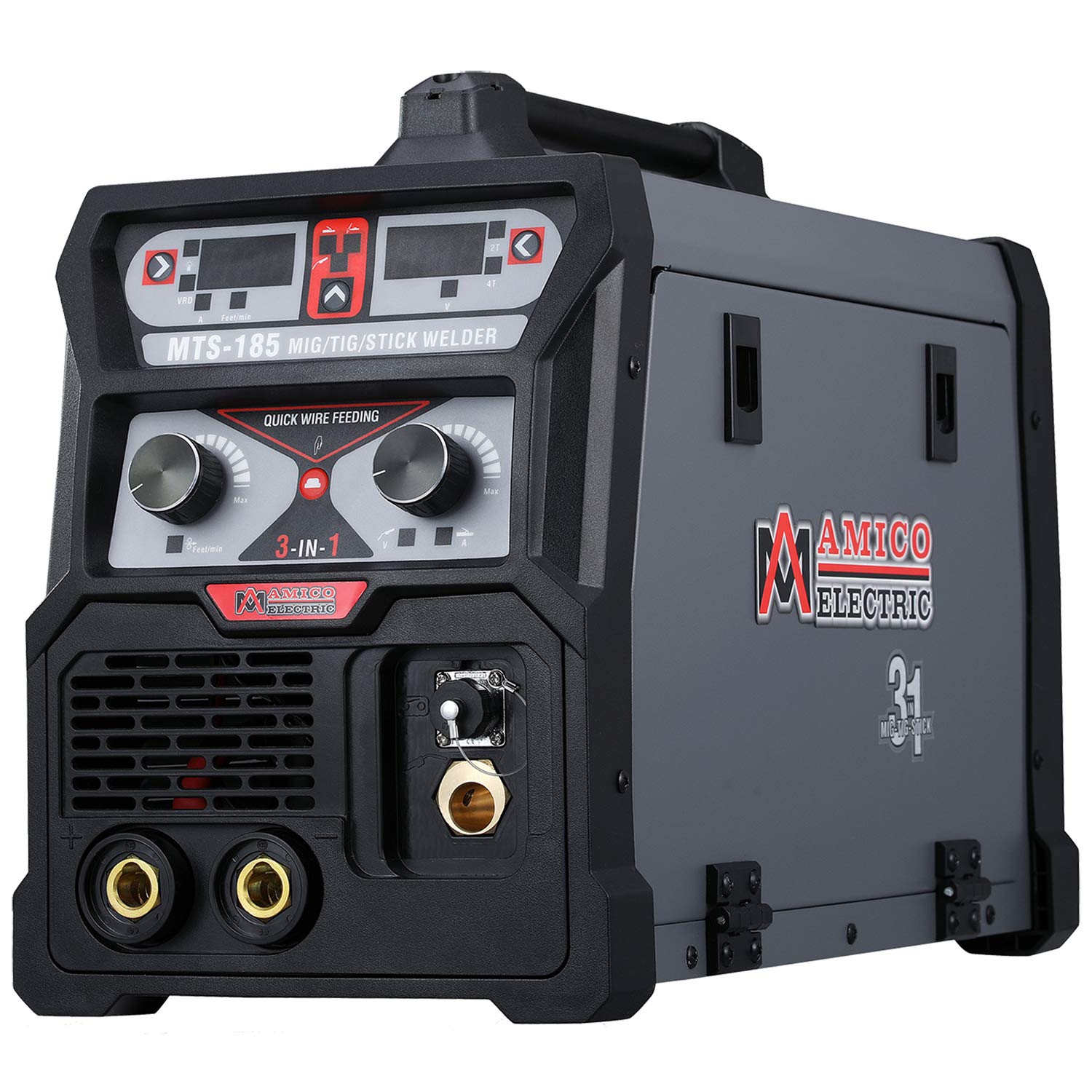 AmicoPower MTS-185,Professional 185-Amp MIG/TIG/Stick Arc 3-in-1