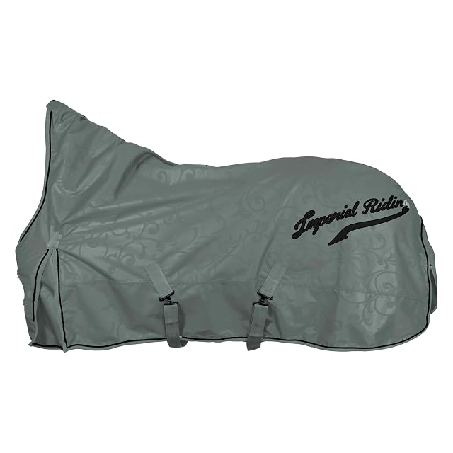 Imperial Riding IRHSuper-Dry - Manta para Exteriores (200 g), Color Verde Oscuro