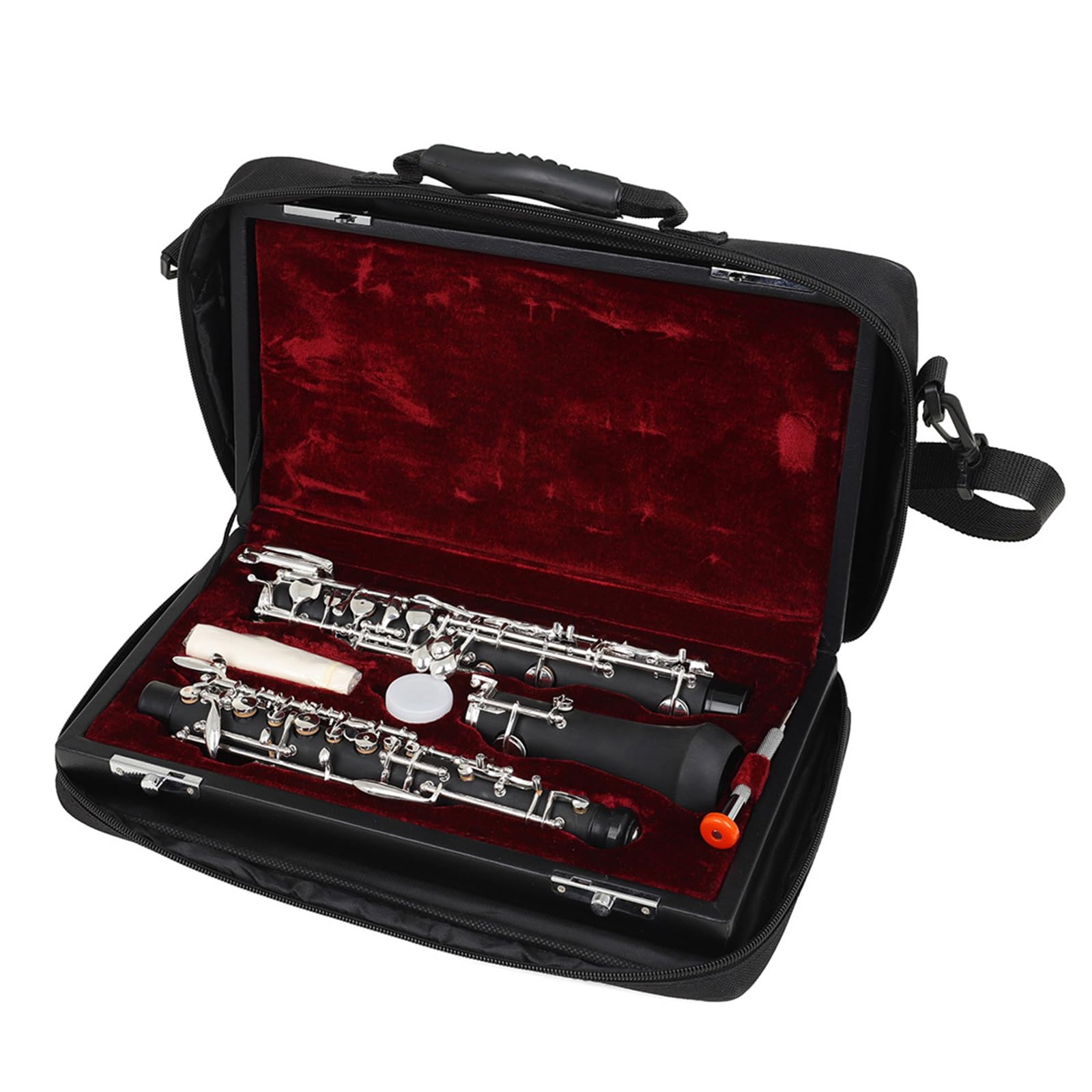 Custodia portatile per oboe, impermeabile, borsa a tracolla portatile, in tessuto Oxford, borsa per strumenti musicali