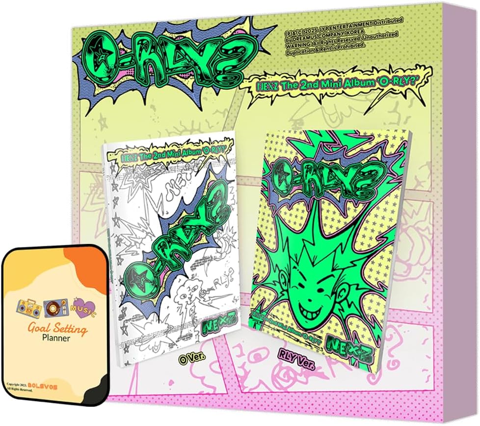 NEXZ Album - O-RLY? O Ver + RLY Ver (2 types) Full SET Standard ver+Pre Order Benefits+BolsVos Exclusive K-POP Giveaways Package