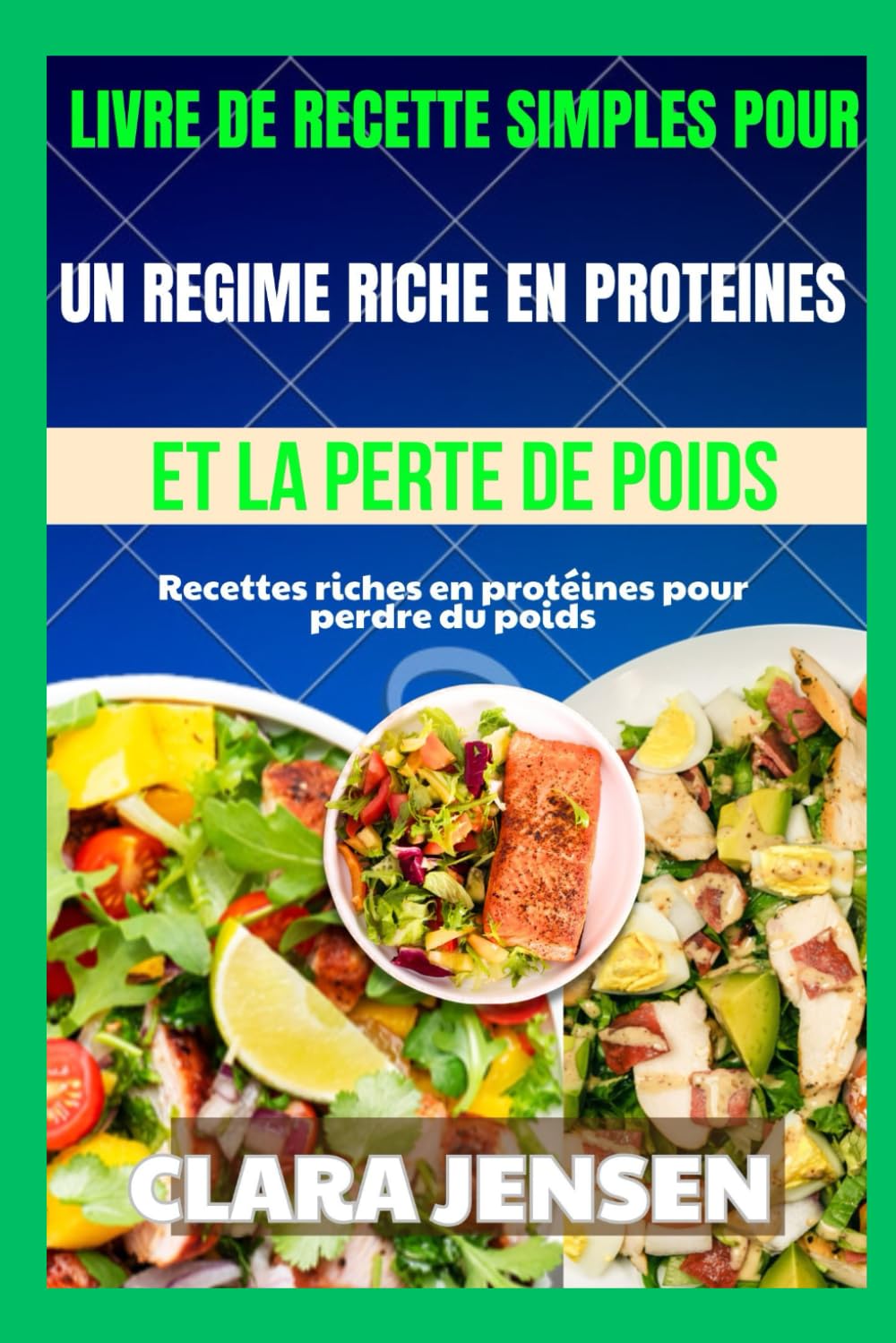 Livre de recettes simples pour un régime riche en protéines et la perte de poids