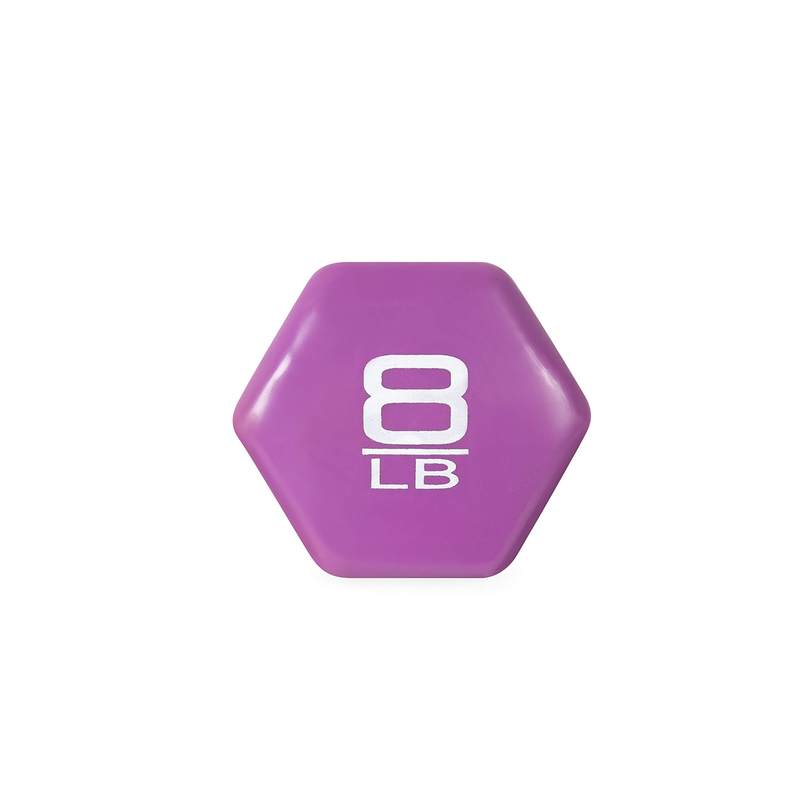 Cap Barbell Pojedyncza hantla pokryta winylem, 2,5 kg, fioletowy