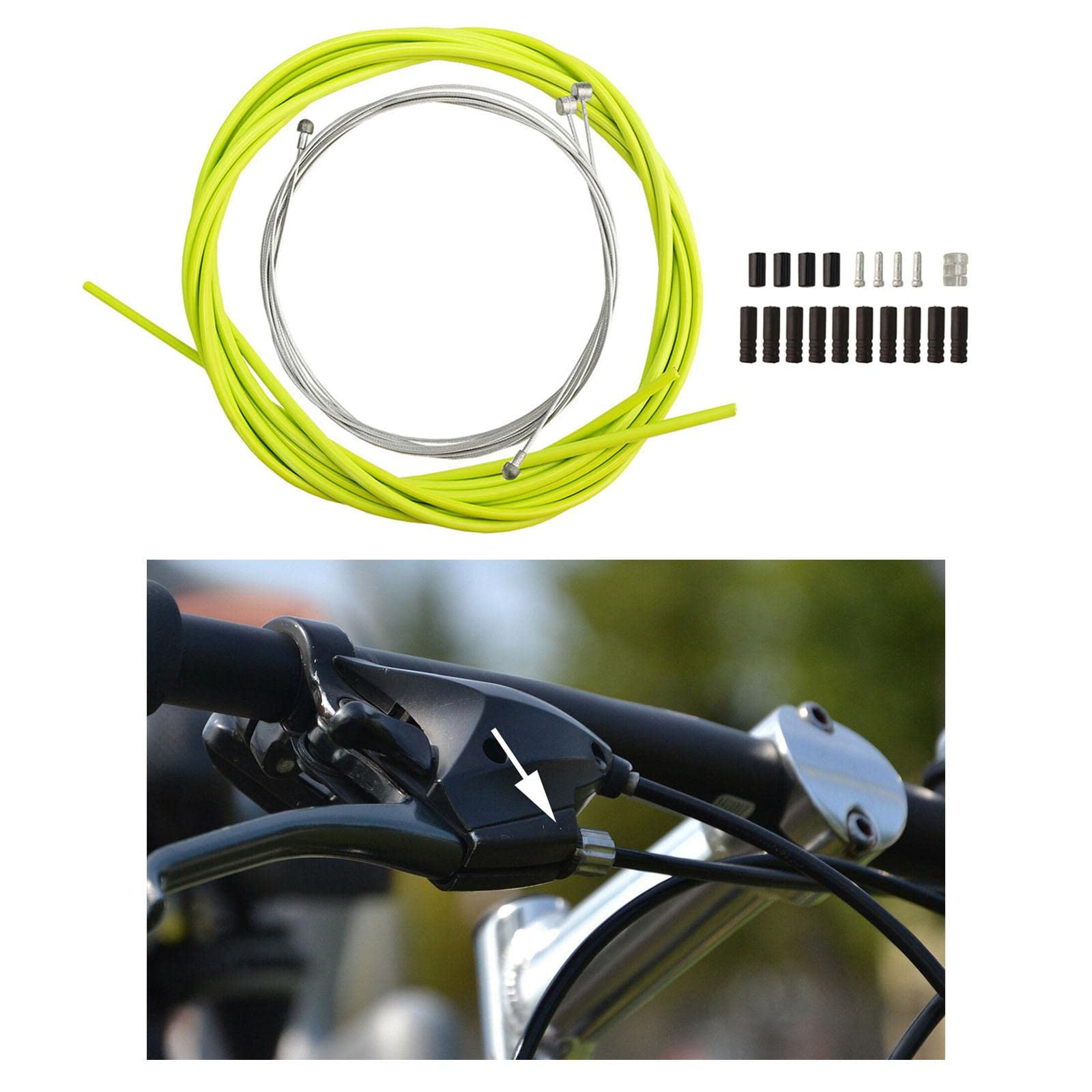 Kit Câbles Et Gaines Pour Vélo X AUTOHAUX - Freins Et Dérailleur, Acier Inox, Longueurs Incluses - 6