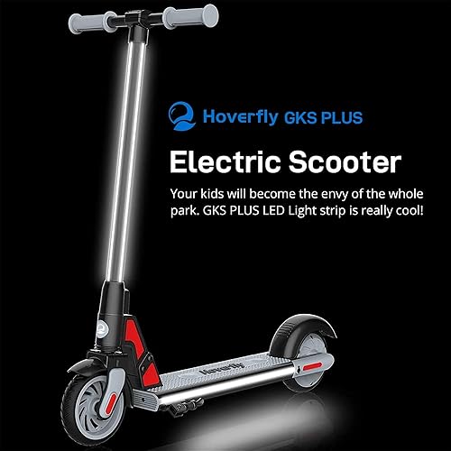 Miniatura 7 de HOVERFLY GKS LumiosPlus - Patinete eléctrico para niños, ruedas intermitentes de 6 pulgadas y motor de 150 W, alcance máximo de 7 millas y velocidad