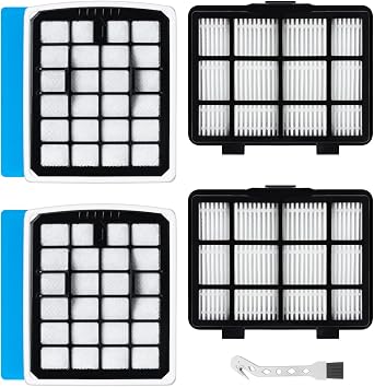 4 Pcs HEPA Filters Replacement Parts for Eureka NEN180 & NEN186BL Bagless Canister Vacuum Cleaner Accessories