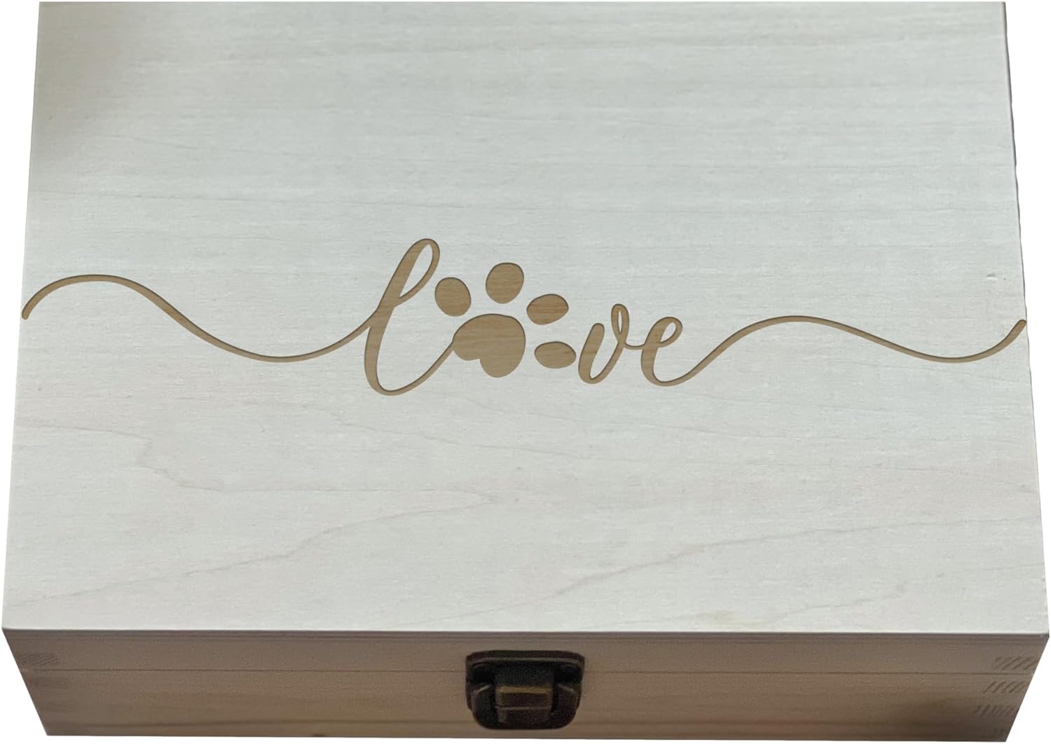 Pet Memory Box Dog Lover Gift Pet Memorial Gift Pet gift for Him dog Memory box Pet Keepsake box Cat 8.5 in x 6 in x 3 in Natural Color