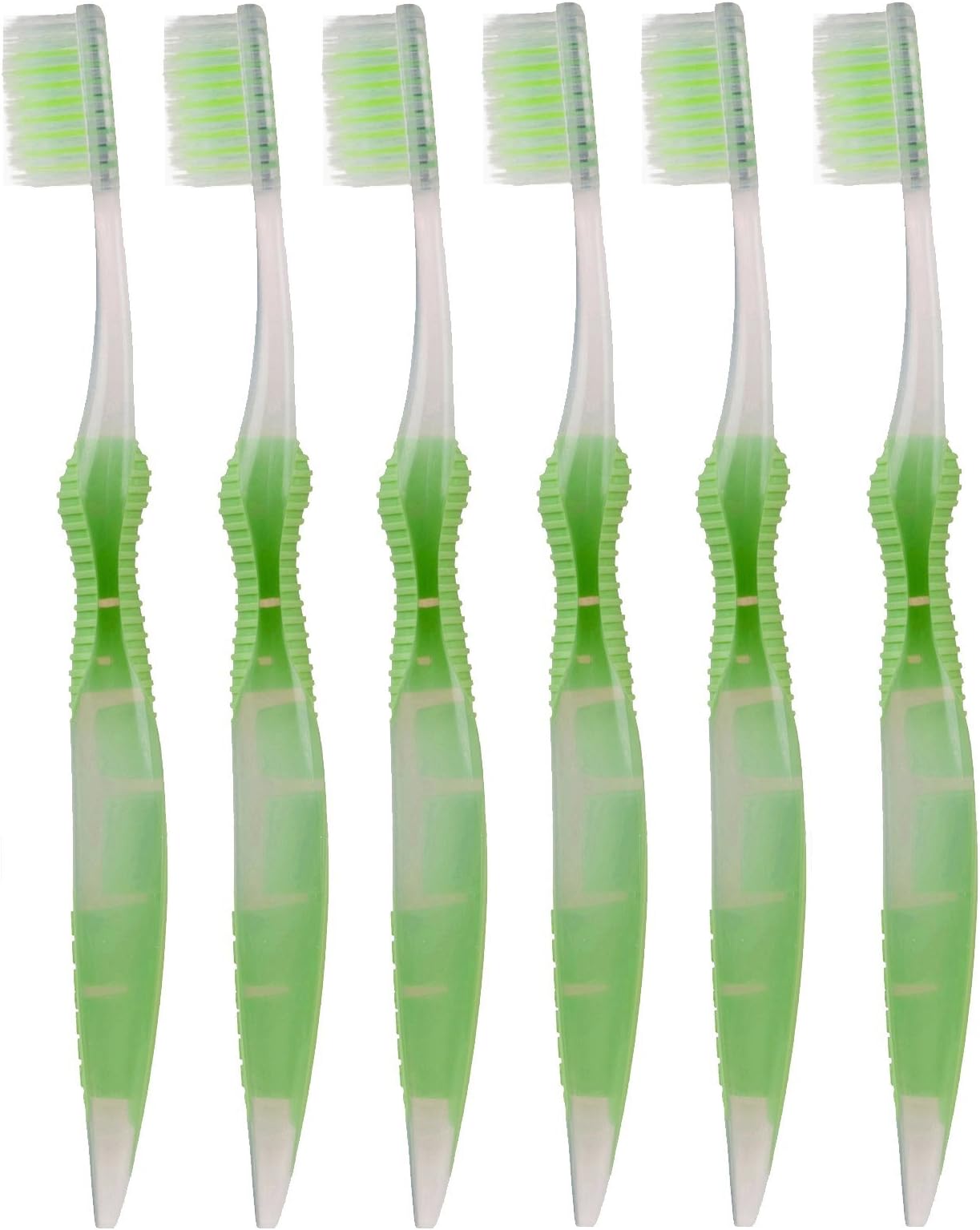 Sofresh Flossing Toothbrush - Adult Size | Your Choice of Color | (6, Green)