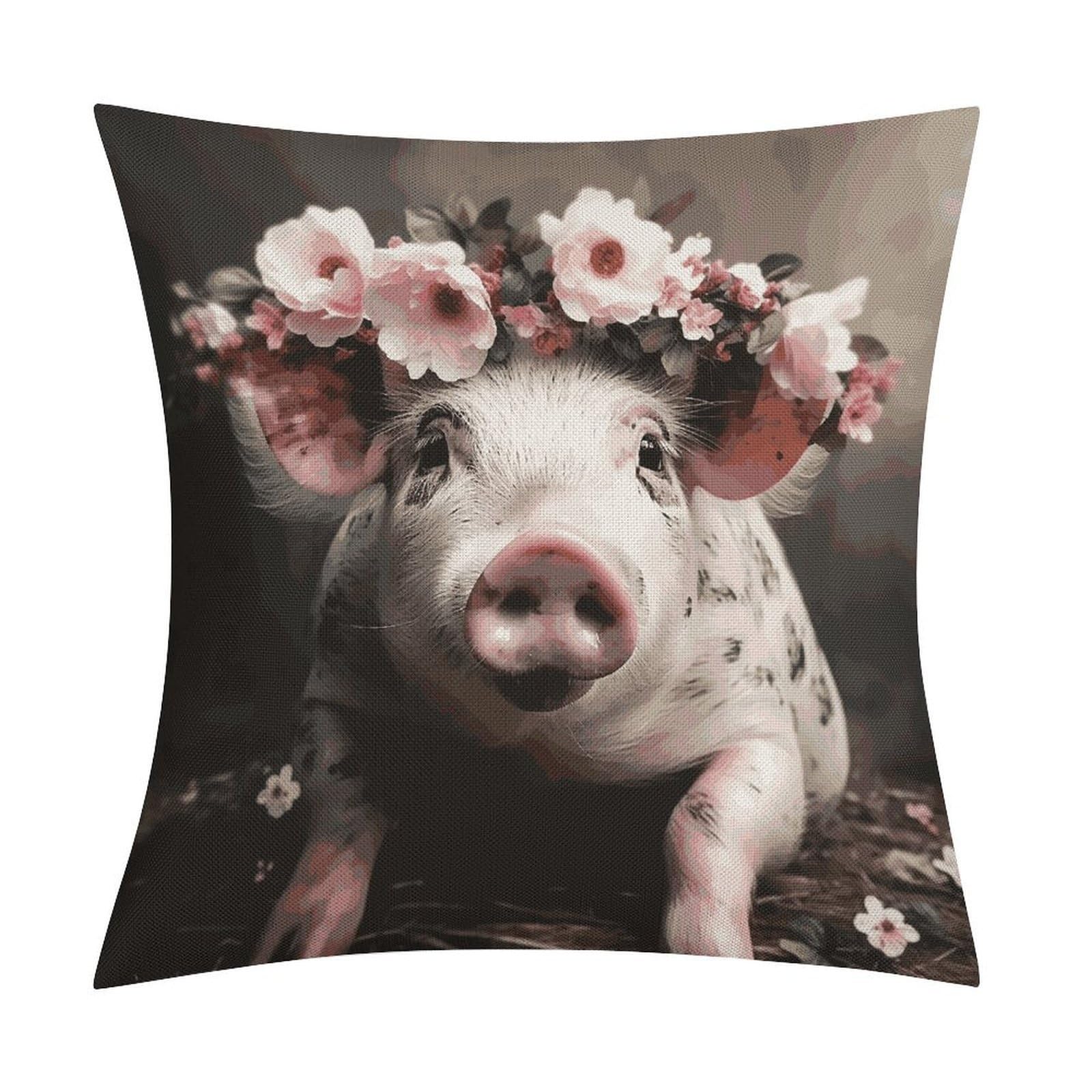 Adfgyerh Style Smiling (14) Pillow Covers Soft And Comfortable Invisible Zipper ，Home Decor 18X18 Inch Edging Technology，Throw Pillow Covers For Couch Sofa Bedroom Living Room.