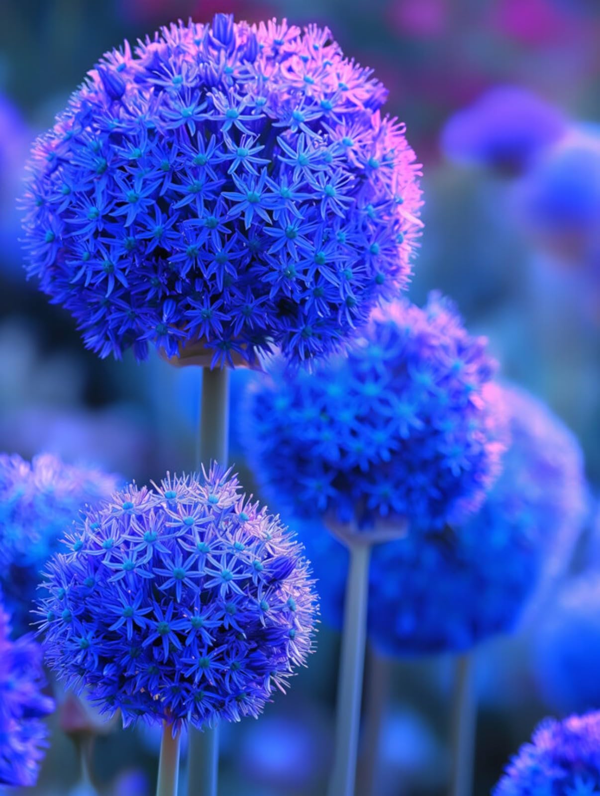 Stunning Allium Bulbs Mix for Planting Now UK/Cut Flowers/Greening Flower/Strong Plants That Grow Well/Natural Organic/Eye-Catching,Wedding Flowers.-15bulbs-H