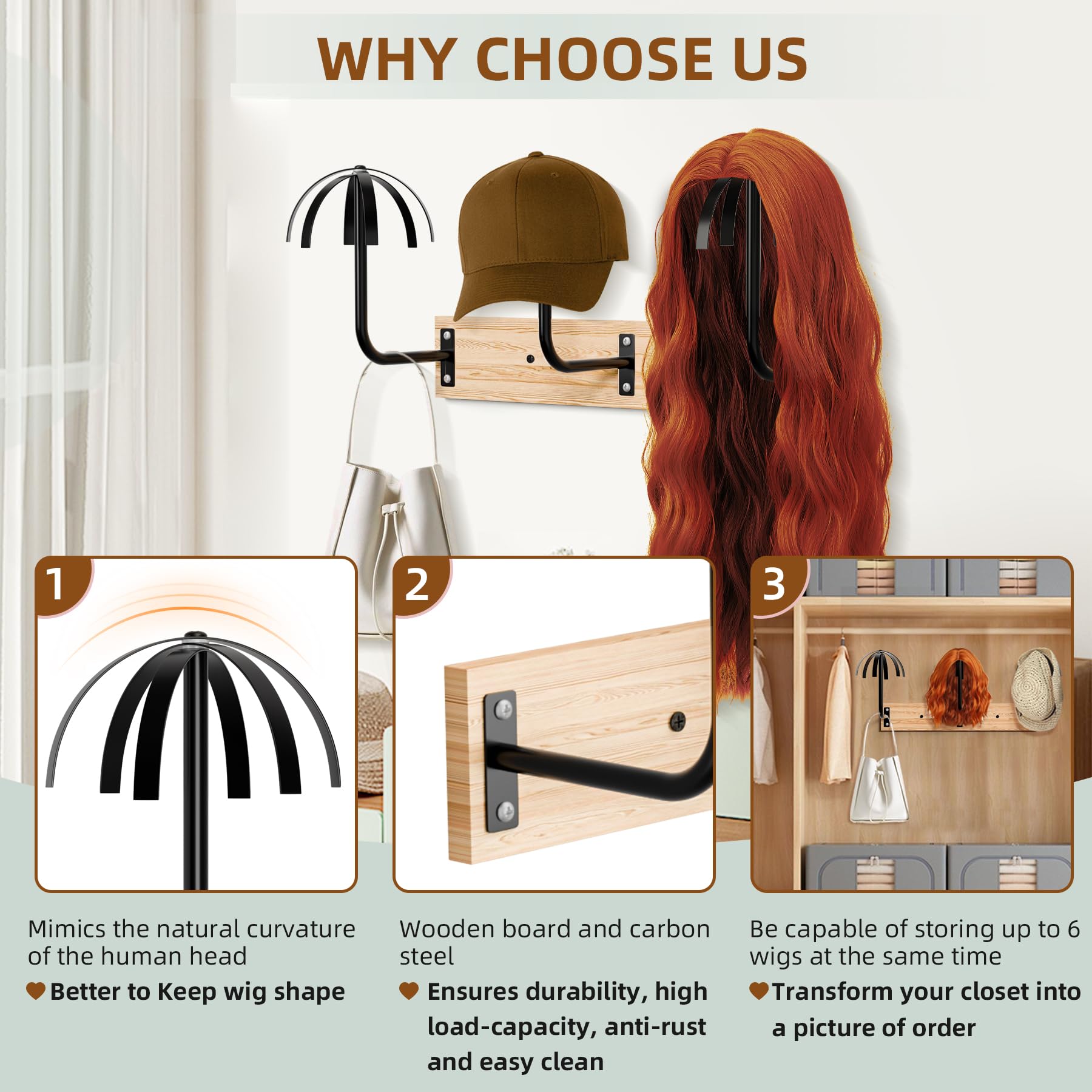 ?6 PCS WIG STAND BUNDLE? Set of 6 *NWT* Amazon.com: FDBJulyy Wig Stand 6 Pack Stand Wig head ,6 PCS  main image 2