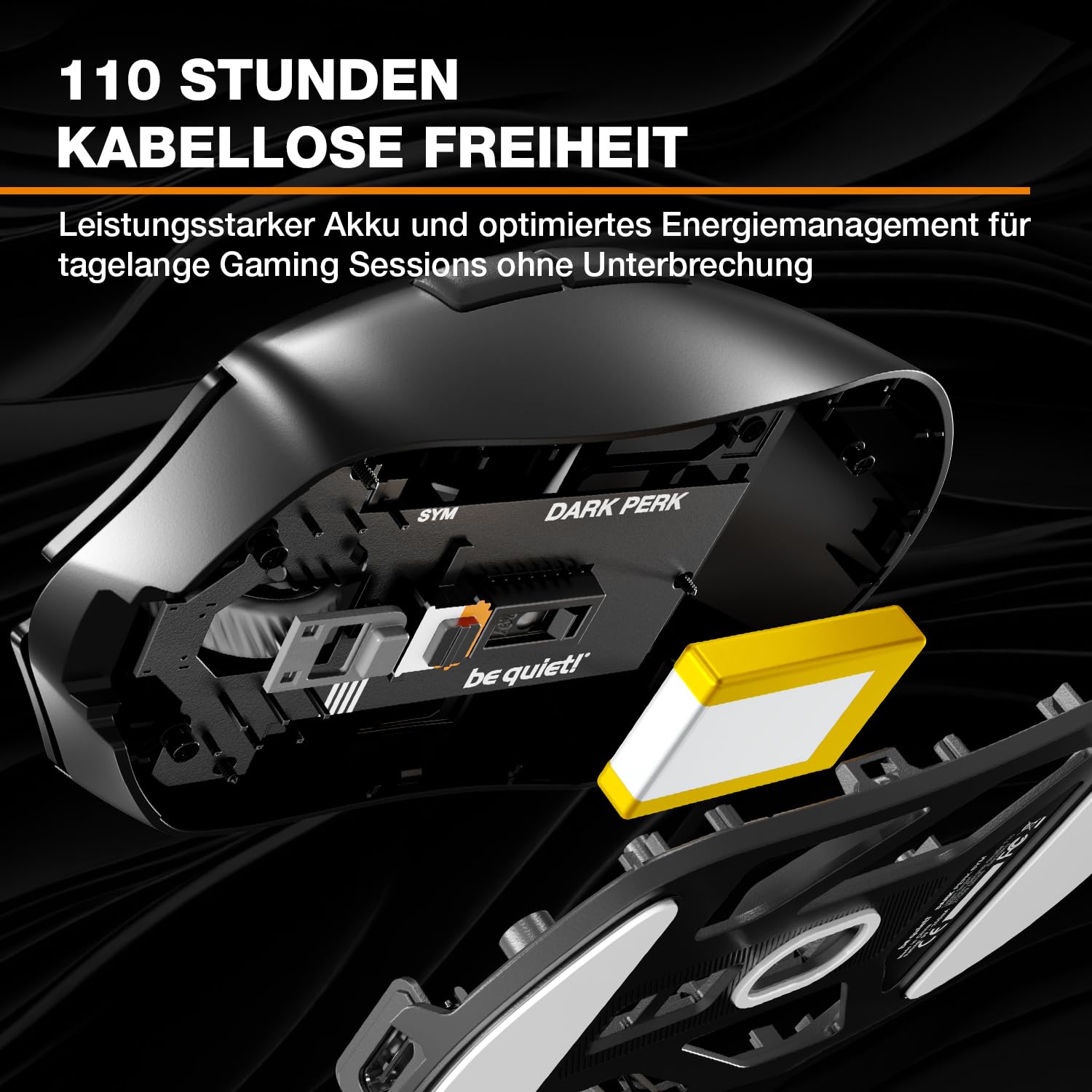be quiet! Dark Perk Sym PC Gaming PC Maus – Bild 3