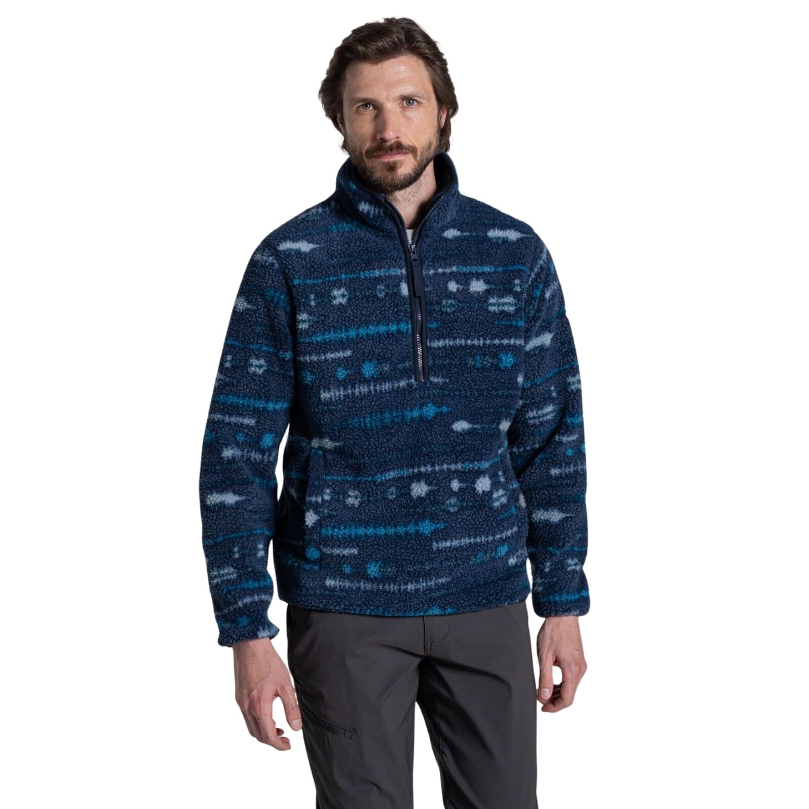 Craghoppers National Trust Rawthey Half Zip Fleece, Navy, Size Xl, Men