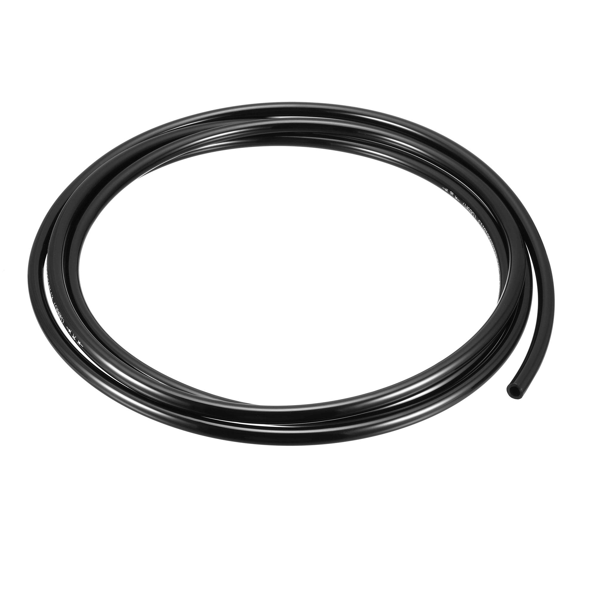 Uxcell Black Sourcingmap Pneumatic Air Tubing, 8Mm Od X 5Mm Id 2.5M(8.2Ft) Pu Polyurethane Air Compressor Tubing Hose Pipe