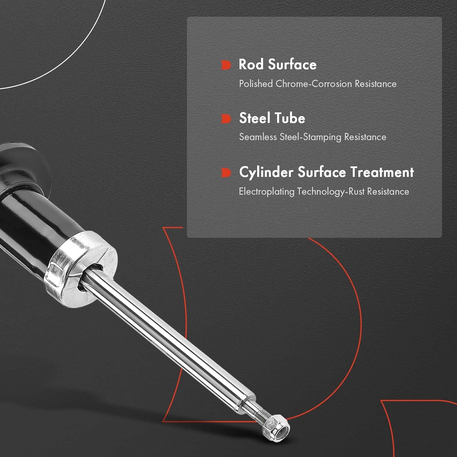 A-Premium Front Pair (2) Strut Assembly Compatible with Mercedes-Benz ML320 2007-2009, ML350 2006-2011, ML500 2006-2007, ML550 2008-2009, Driver and Passenger Side