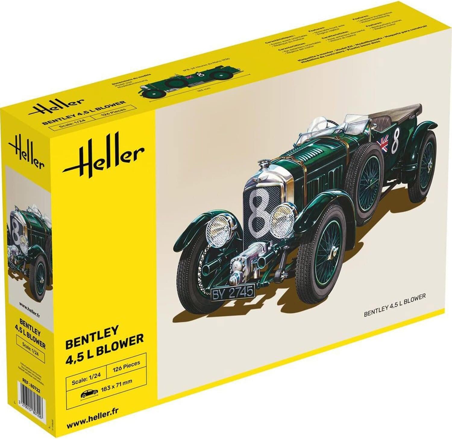 Heller - 1/24 Bentley 4,5 L Blowerhel80722