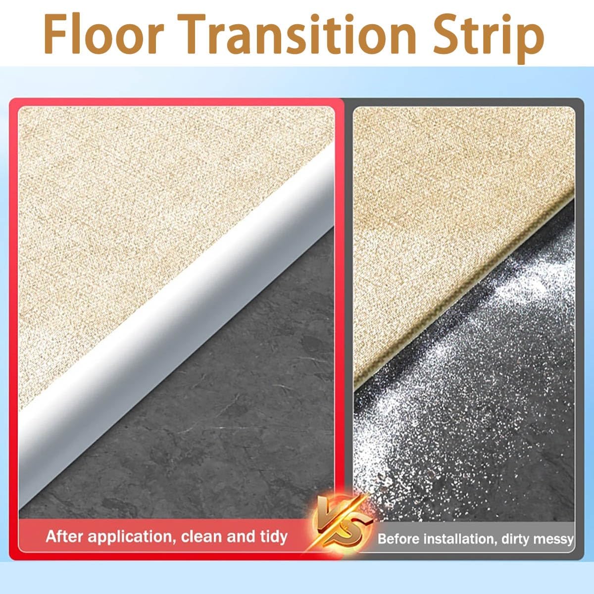 Rampes De Seuil De 7-10mm De Hauteur Pour Entrées, Bande De Transition Autocollante En PVC Pour Moquette, Bande De Finition Pour Carrelage