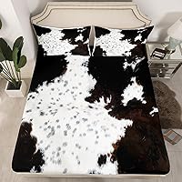 Vista 38 de Manfei Juego de sábanas bajeras de panal de galaxia, tamaño individual, 2 piezas, estampado geométrico hexagonal, funda de cama de cielo estrellado