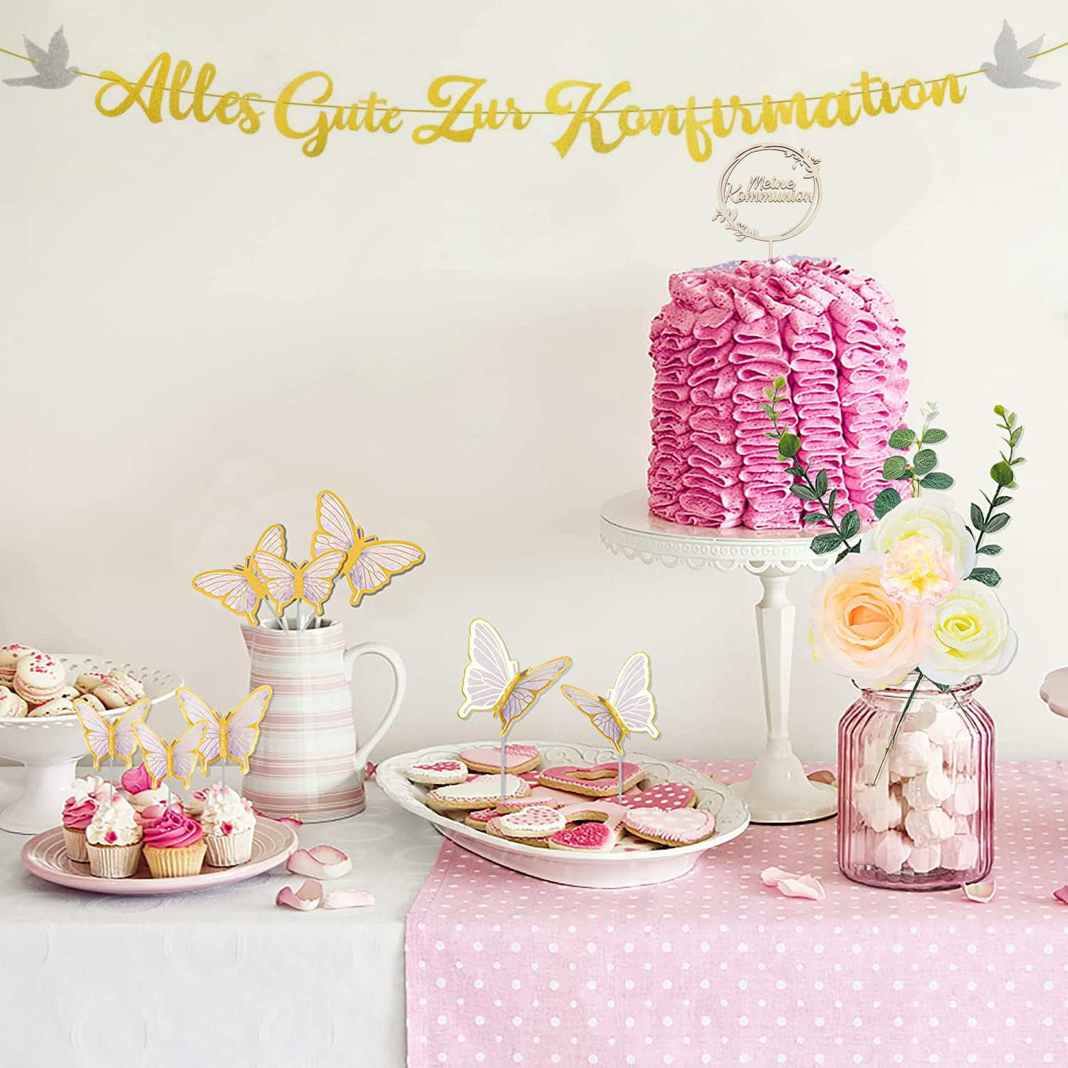 Yontree Decoration Bapteme Garçon Decoration Bapteme Fille Baptême