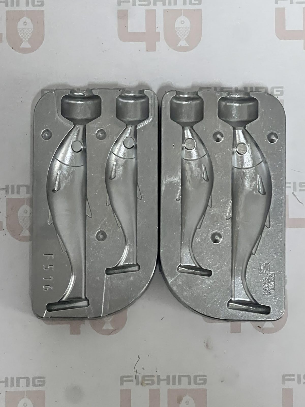 Swim Shad Moule à leurre en aluminium et silicone doux 80-100 mm