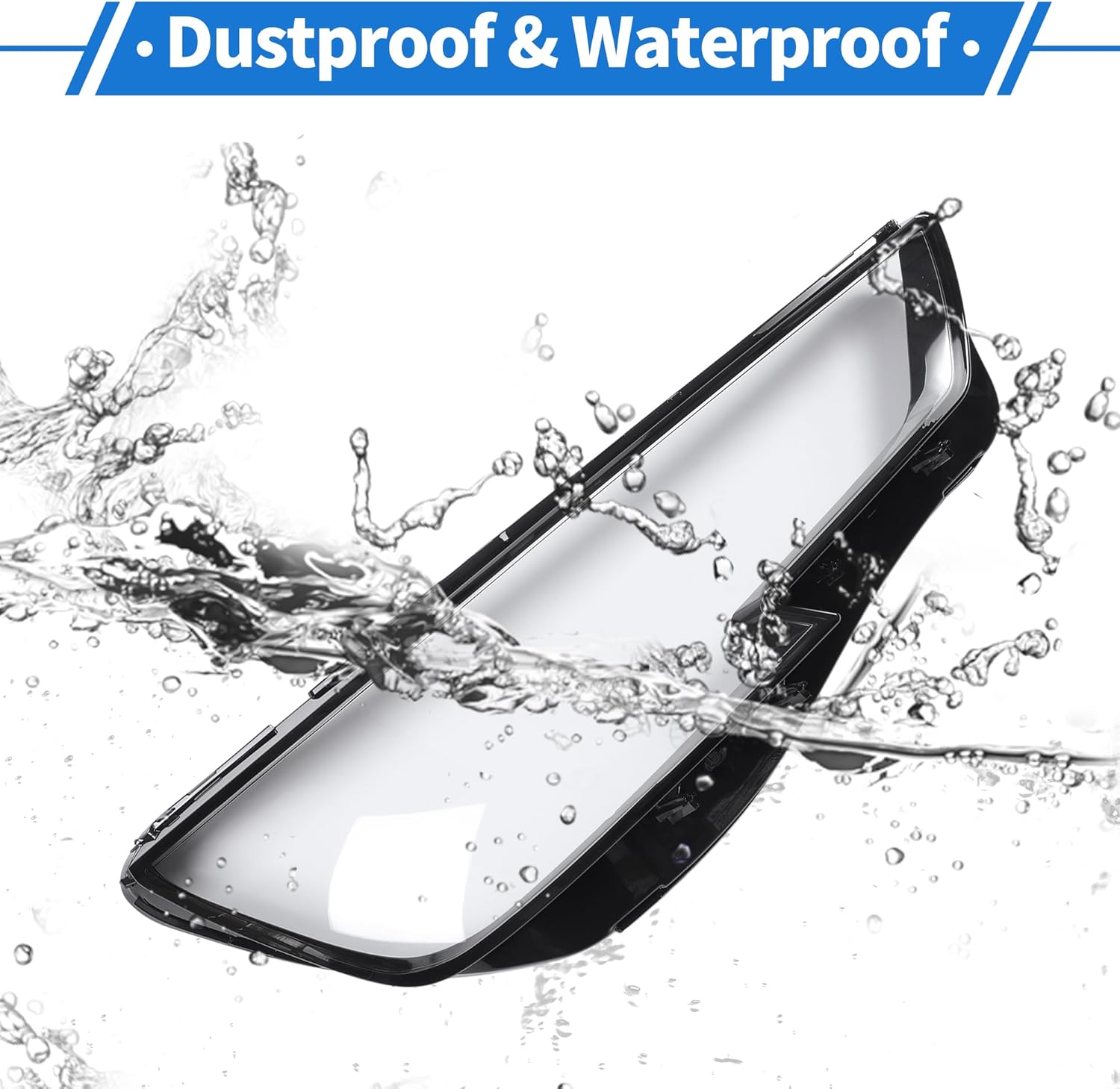 Headlight Lens Cover Headlight Headlamp Lense Clear Lens Cover for Audi A4 2016-2019 Black,Clear Pc 1 Pc Front Right Car