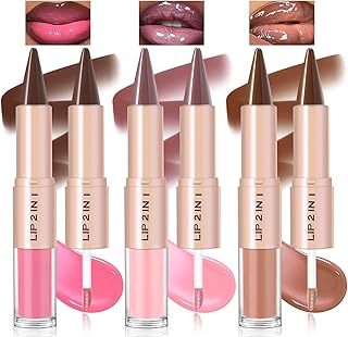 Noerrors Juego de 3 piezas de labios para muj...