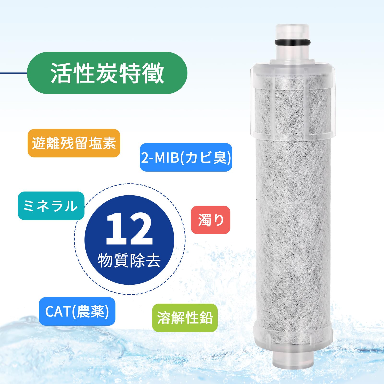 Amazon | 【正規品】JF-20-T 交換用浄水器カートリッジ 高塩素