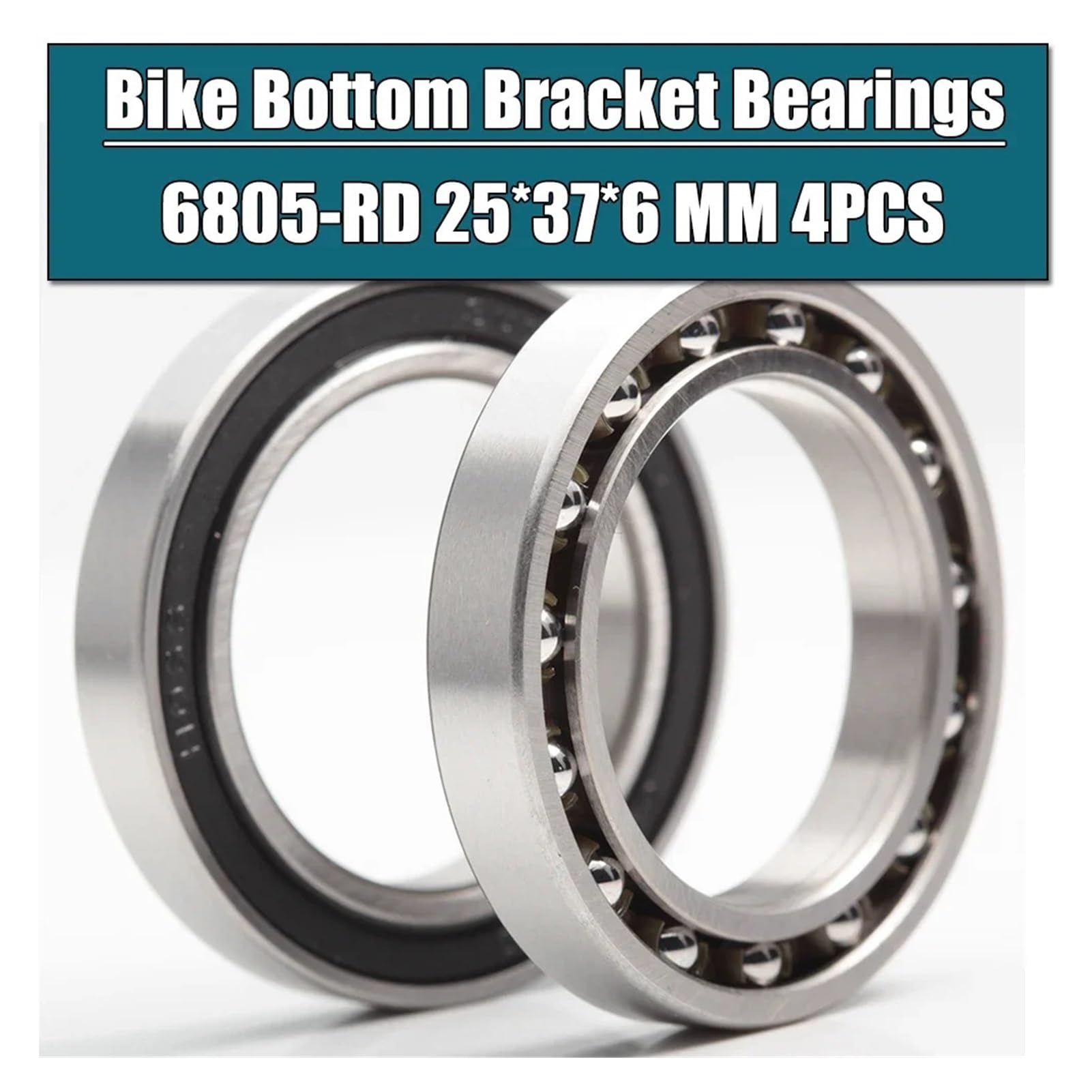 4 pezzi 6805-RD cuscinetto 25X37X6 mm 6805RD cuscinetti movimento centrale bici dedicati 6805 RD (HT2 / BB51) MR25376 SC6805N RS