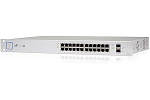 UniFi Switch PoE 24 (US-24-250W) | 24-Port Managed PoE+ Gigabit Switch with SFP