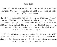 Vista 5 de Válvula de desvío Fit tubo RO de 1/4 pulgadas con adaptador macho para grifo