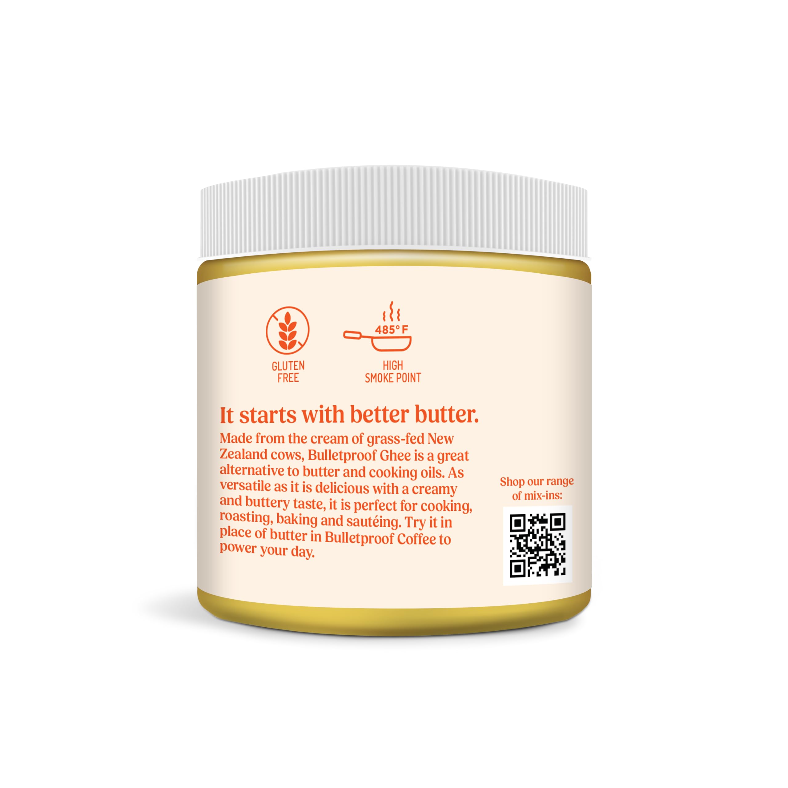 Bulletproof Embouche Ghee, la qualité de Beurre clarifié la graisse de vaches élevées au pâturage (13,5 Onces)