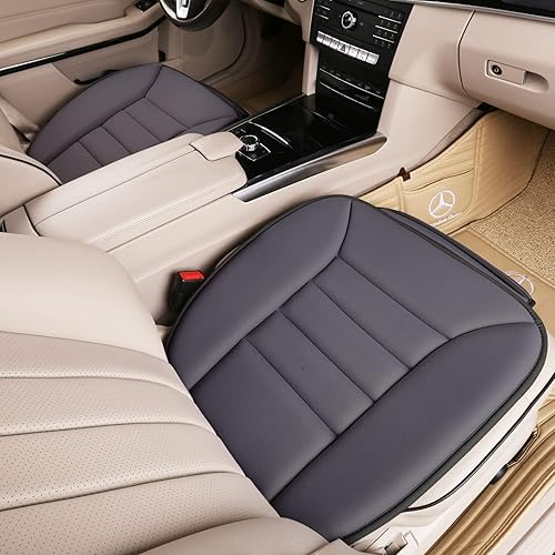 Miniatura 8 de Cojín de asiento de automóvil de alta calidad, cojín para el conductor con espuma viscoelástica cómoda y parte inferior de goma antideslizante,