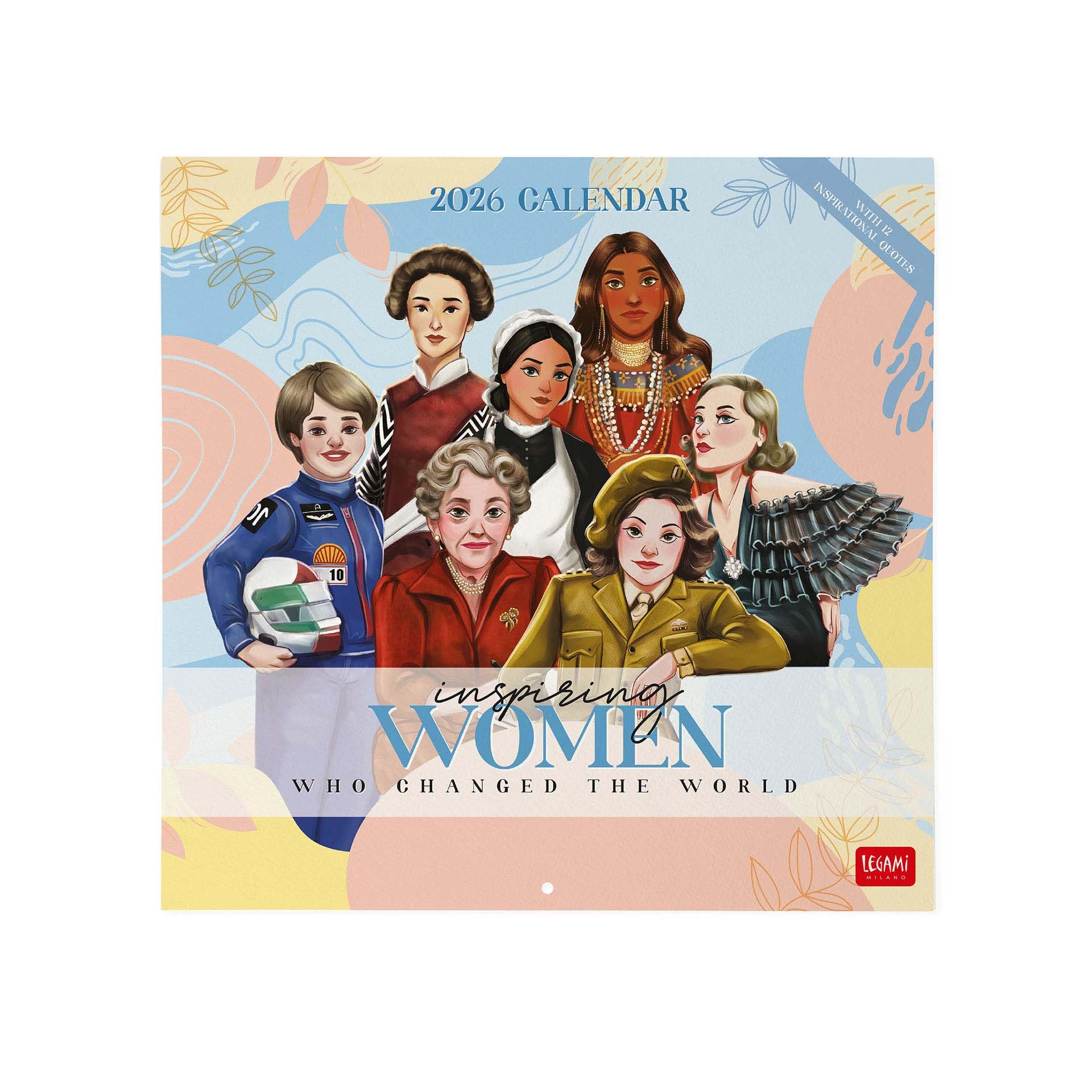 Legami Wandkalender 2026 New York - 18x18cm Mehrsprachig Mit Sternzeichen