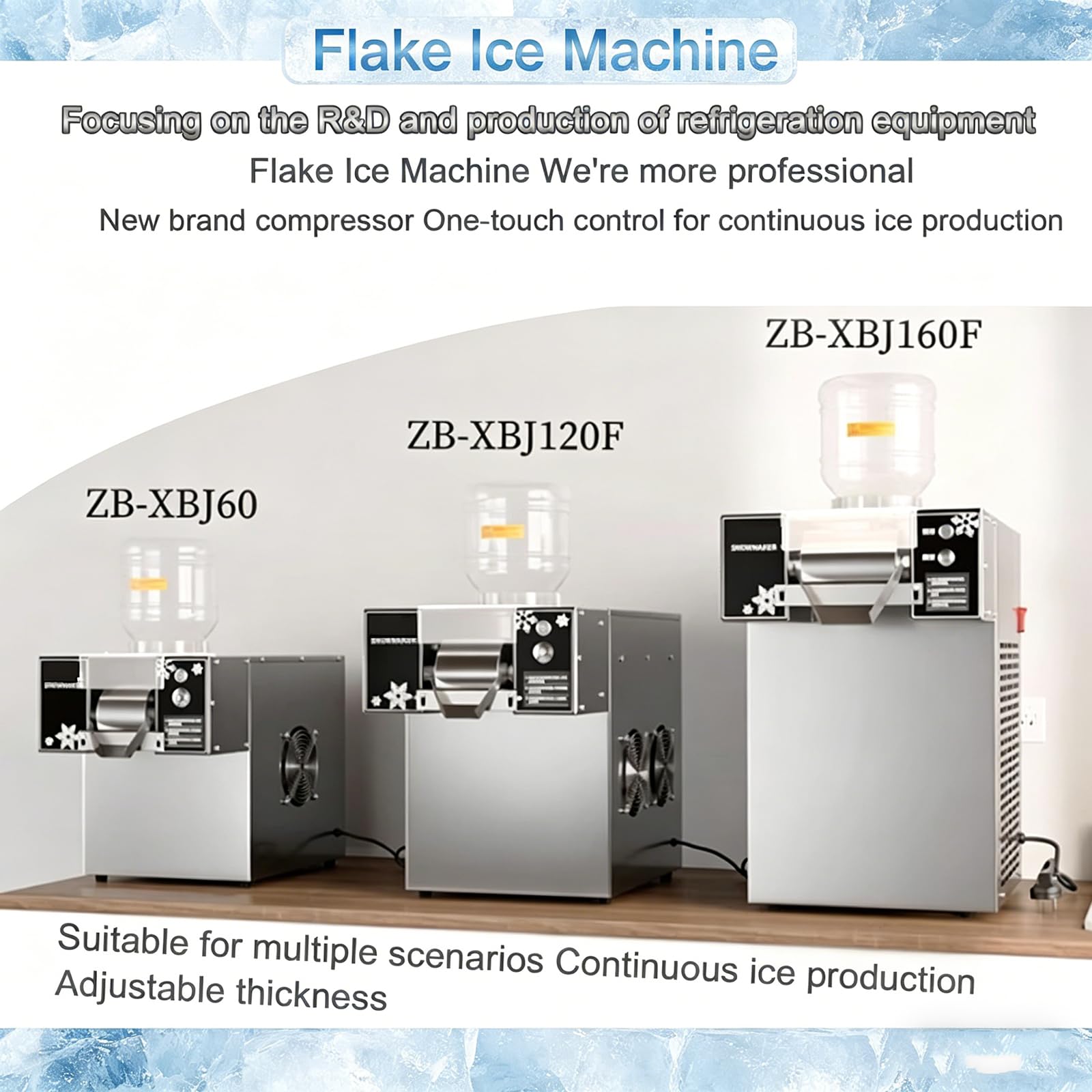 Machine à cônes de neige électrique, machine à glace automatique en forme de flocon de neige, rasoir à glace rasé, broyeur à glace pour la maison, camion alimentaire, restaurant, équipement de