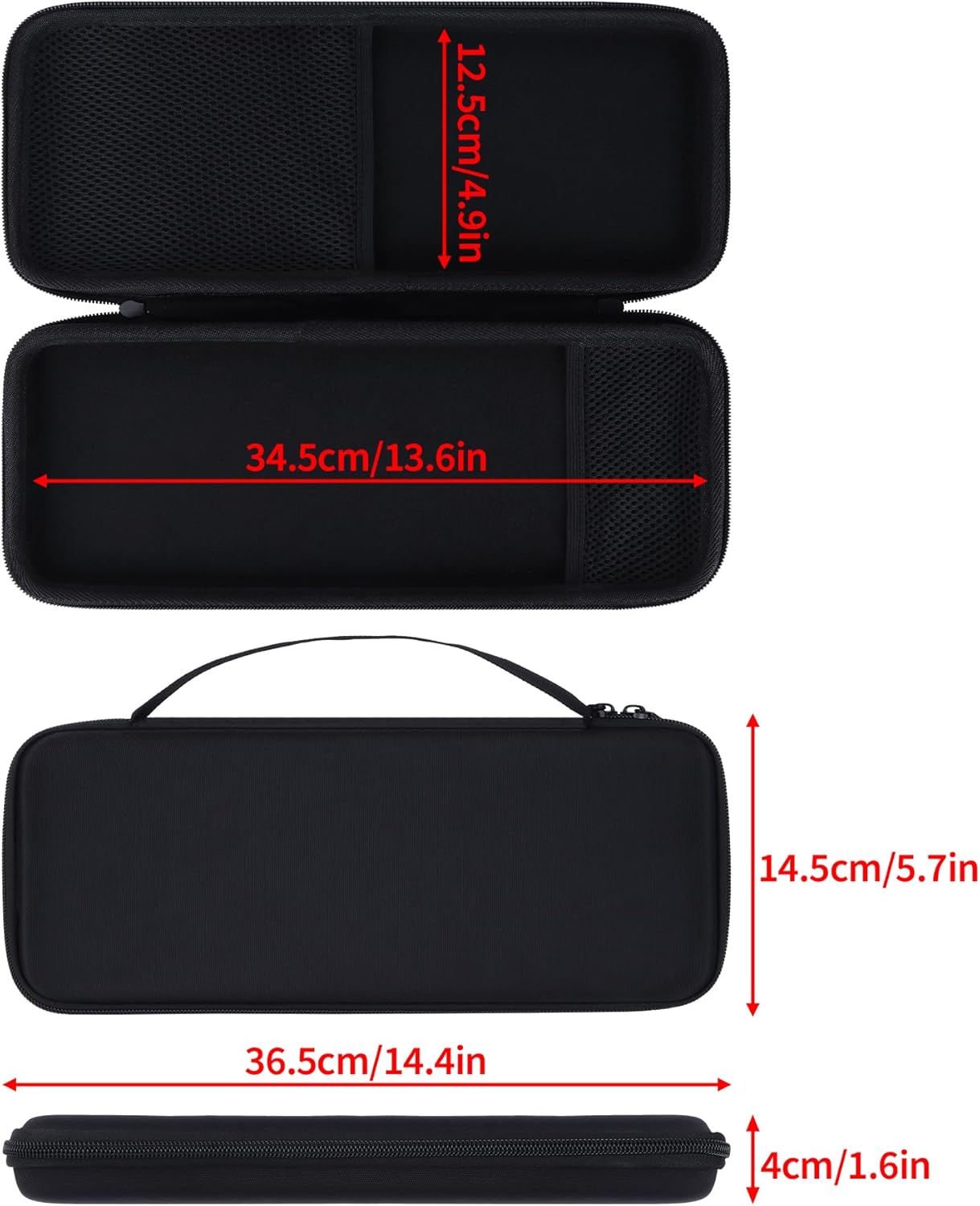 Hard Storage Case Compatible with Logitech Pebble 2 Combo K380s/K380 Keyboard + M350/M350s Mouse (Graphite) - Image 8