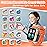 Cosjoype Kids Smart Watch Gift for Girls Age 3-12, 26 Games HD Touch Screen Kids Watches with Video Camera Music Player Learn Cards 12/24 hr Educational Toys Birthday Gifts for Girls Ages 4 5 6 7 8