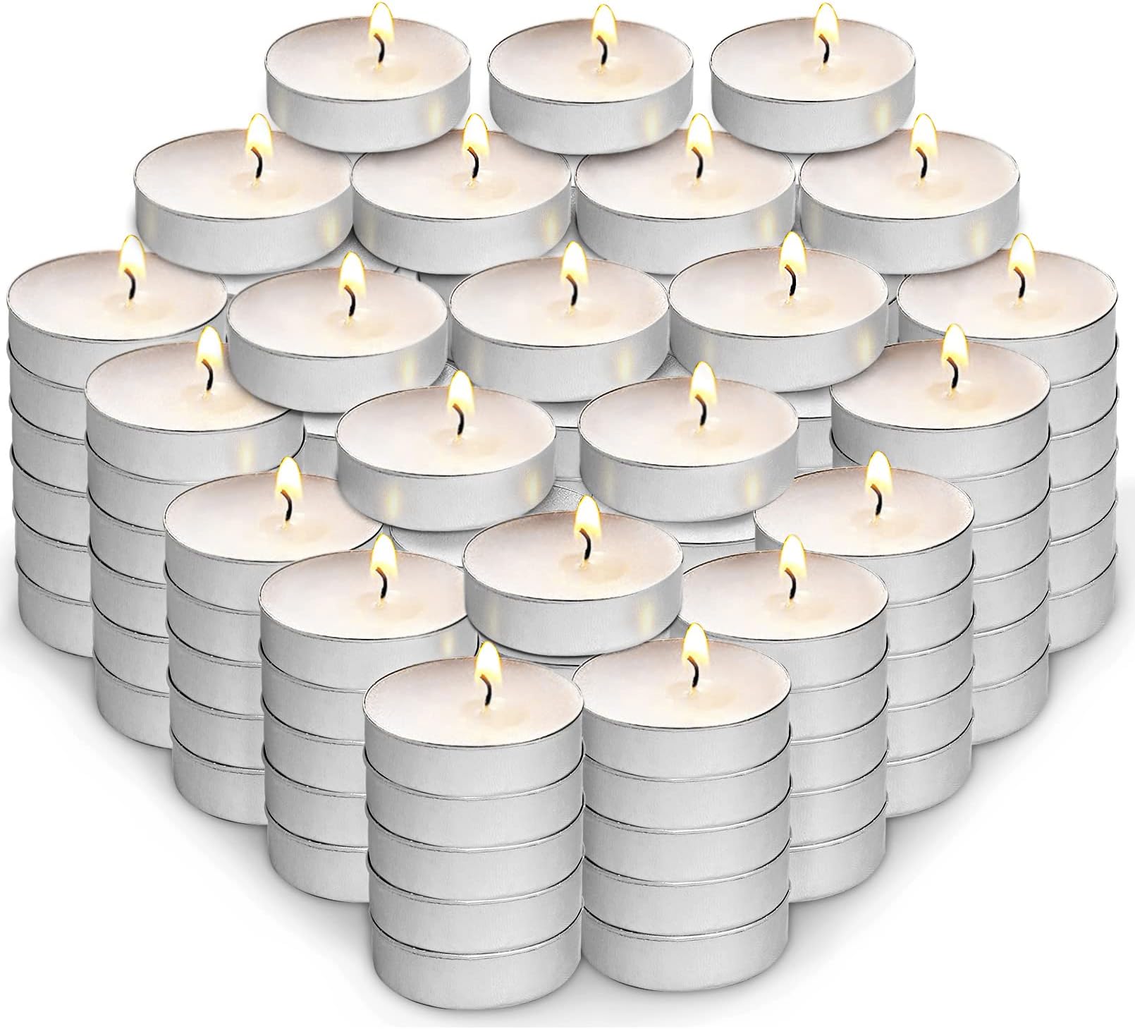 Amari 12g Tea Lights 100 Pack Tea Light Unscented Candle
