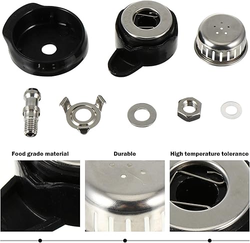 Miniatura 3 de Luxshiny 1 juego de accesorios para olla a presión, mango de liberación de vapor, repuesto para olla de aire, válvula de vapor, válvula de olla a