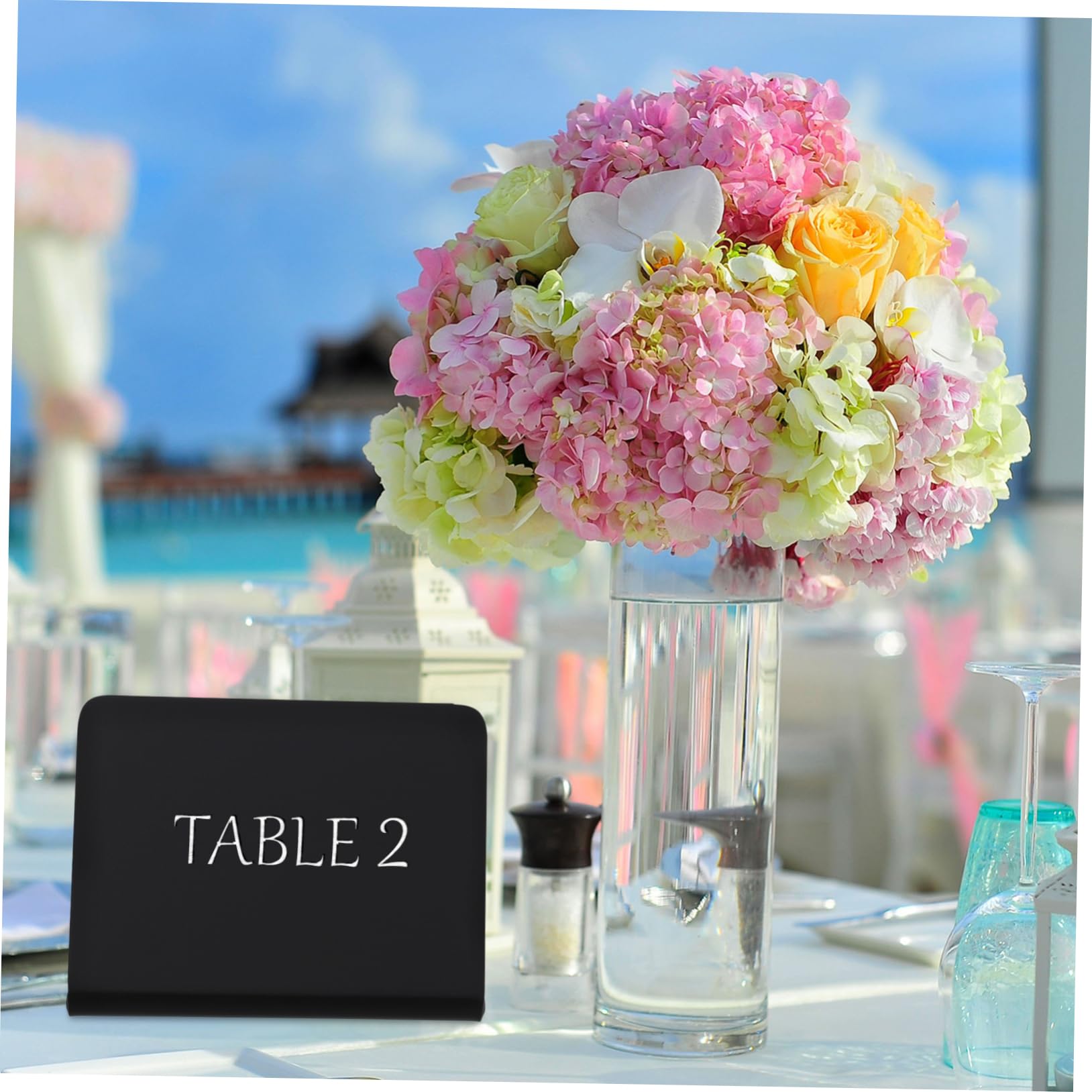 VOSAREA 36pezzi Lavagnetta Acrilico Per Decorazioni Da Tavolo Per Matrimoni Segnaletica Creativa Per Feste Messaggi e Etichette Per Eventi Speciali