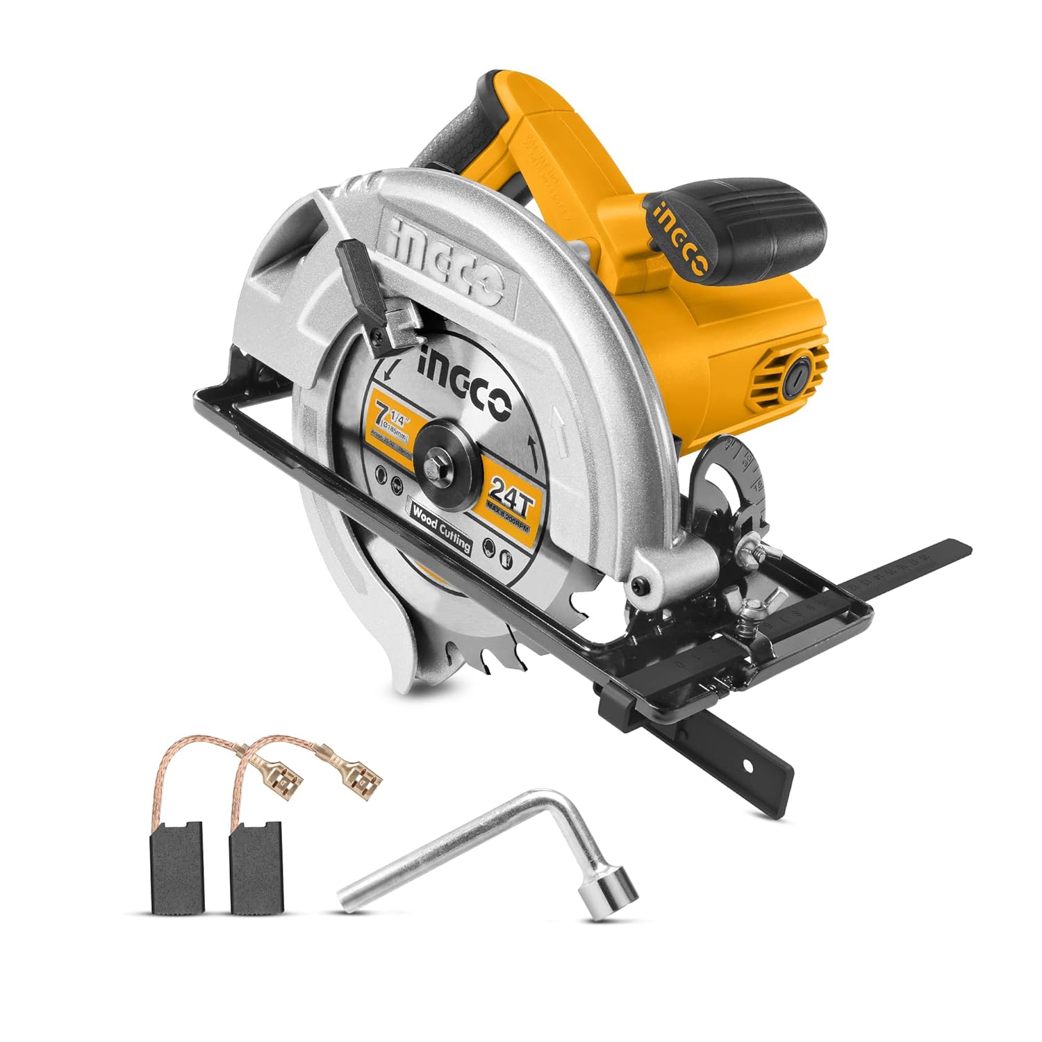 INGCO Circular Saw, 1400W 4800rpm Electric Saw, Update Handle