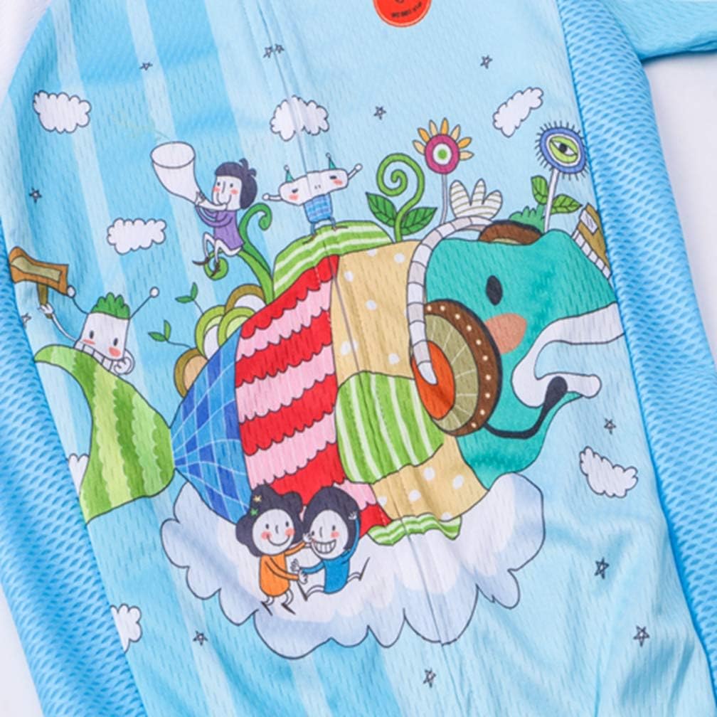Children Bike Clothing Riding Summer Cycling Jersey Shorts Padded Bicycle Sportswear : Sports & Outdoors