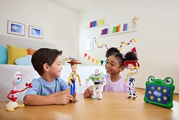 ​Mattel Disney and Pixar Toy Story 5 Interactables Woody | 9-inch Playscale Figure, Movie Phrases & Converses with Other Characters in the Line, JKV25