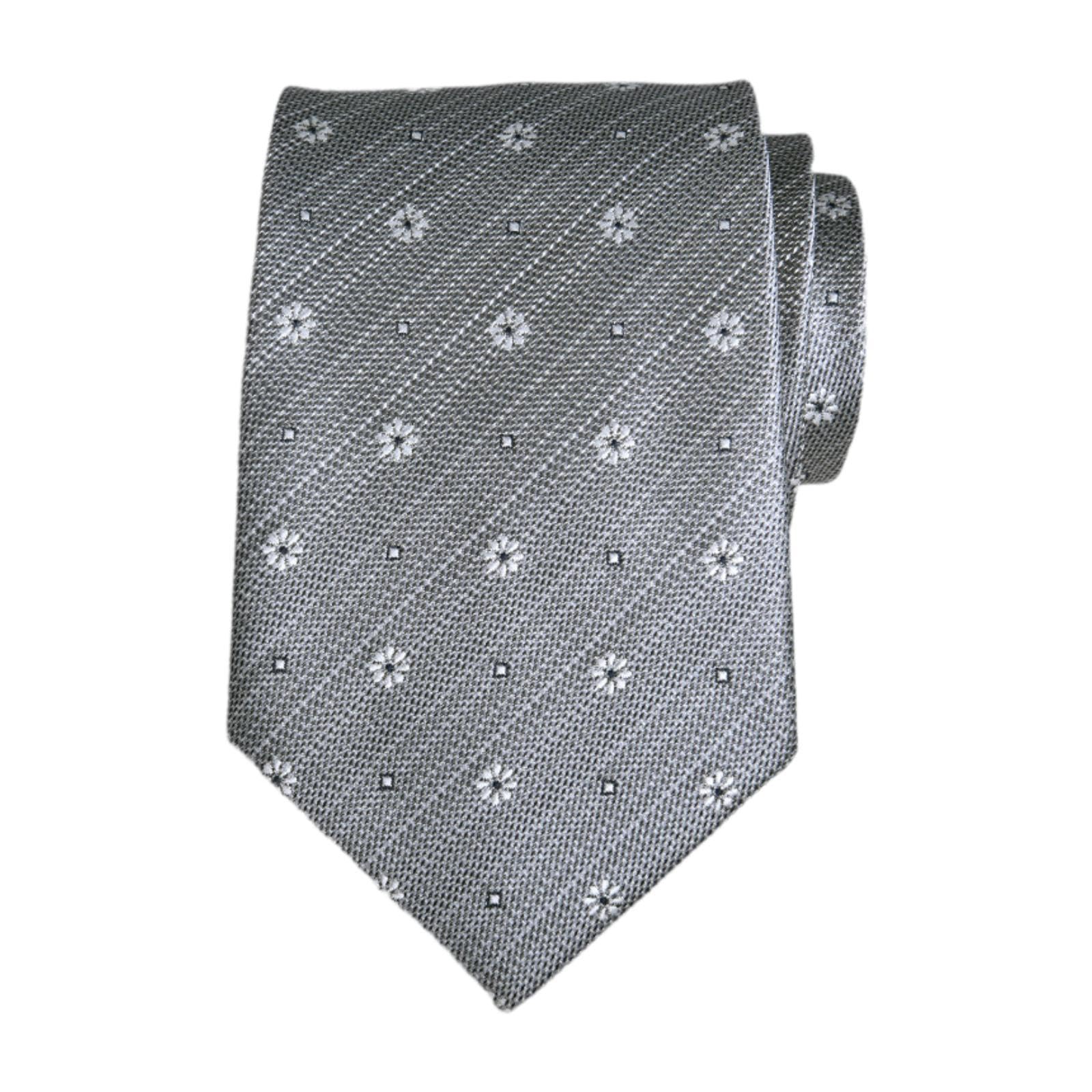 Vaveren Men Floral Tie Decoration Formal Necktie for Work Daily Wear Dance Birthday Prom